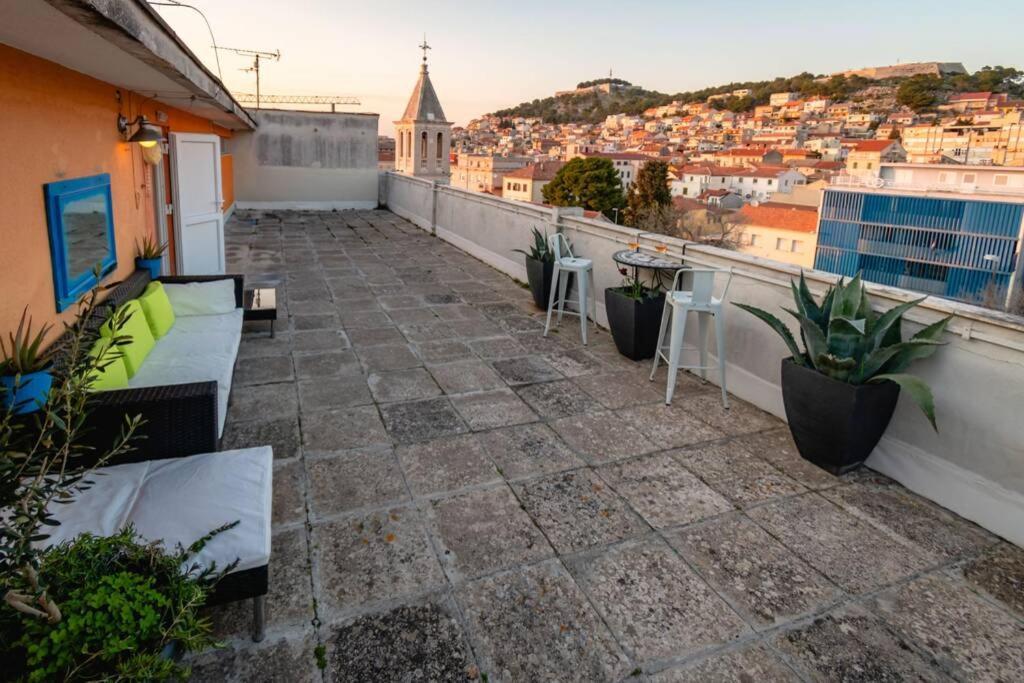 The Spot - Rooftop In The City Centre + Parking Apartment Sibenik Ngoại thất bức ảnh