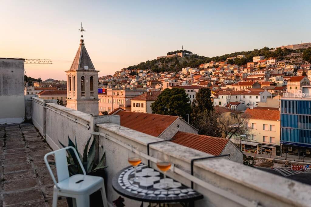 The Spot - Rooftop In The City Centre + Parking Sibenik Ngoại thất bức ảnh
